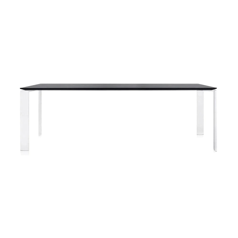 Kartell Four Desk 223x79 cm, bílá/černá