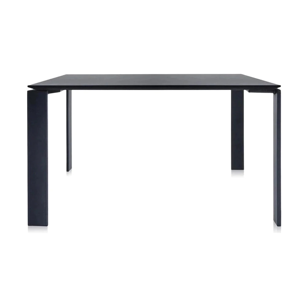 Kartell Four Desk 128x128 cm, černá/černá