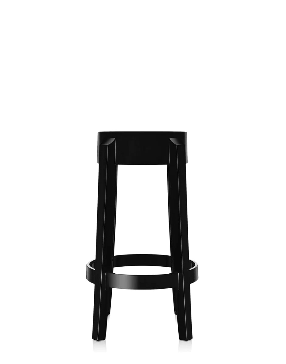 Kartell Charles Ghost Stool 65 Cm, Black