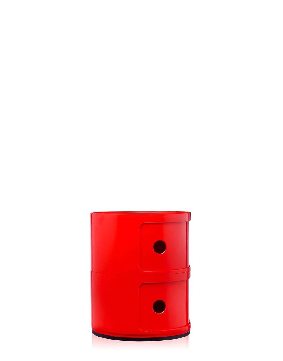 Kartell Componibili Classic Container 2 Elements, červená