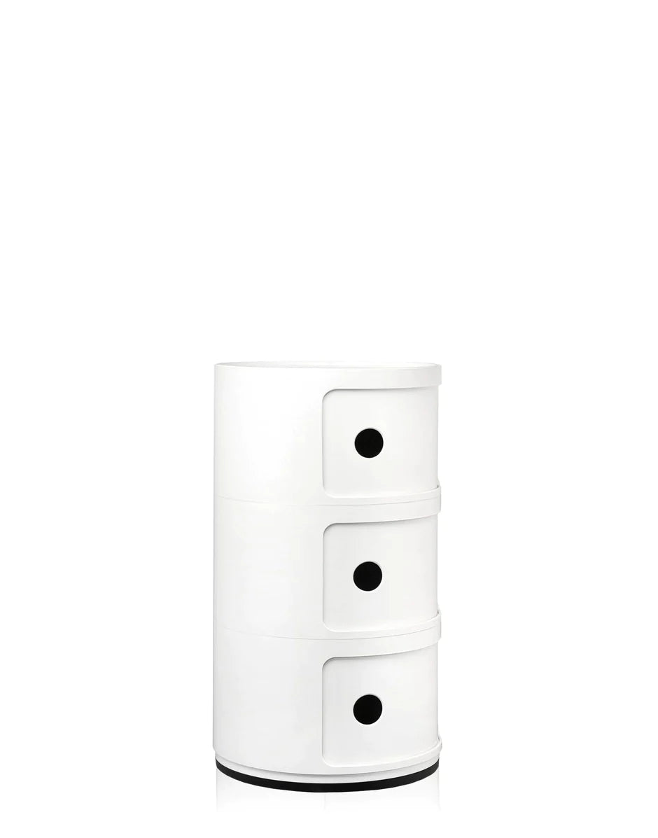 Kartell Componibili Classic Container 3 Elements, White