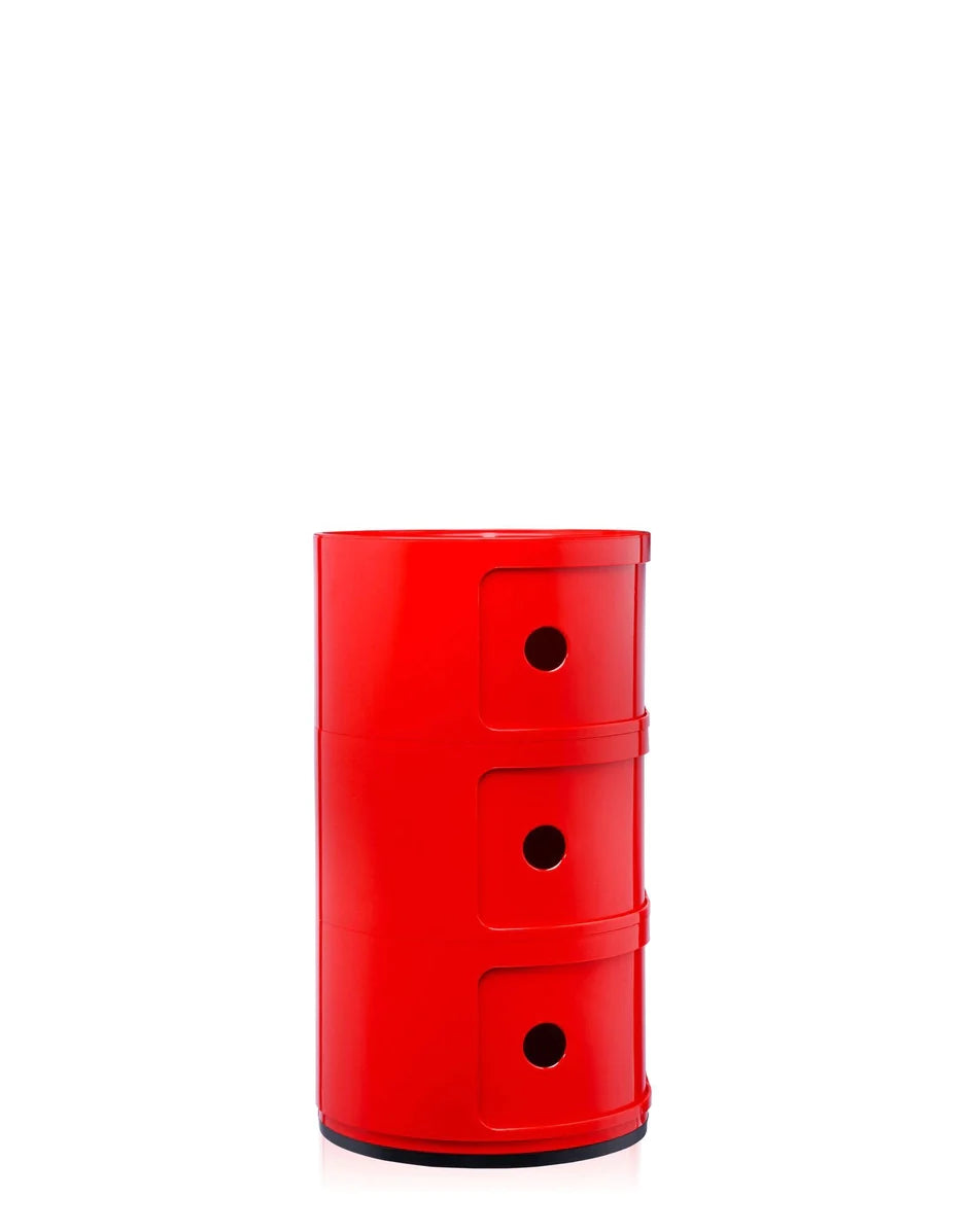 Kartell Componibili Classic Container 3 prvky, červené