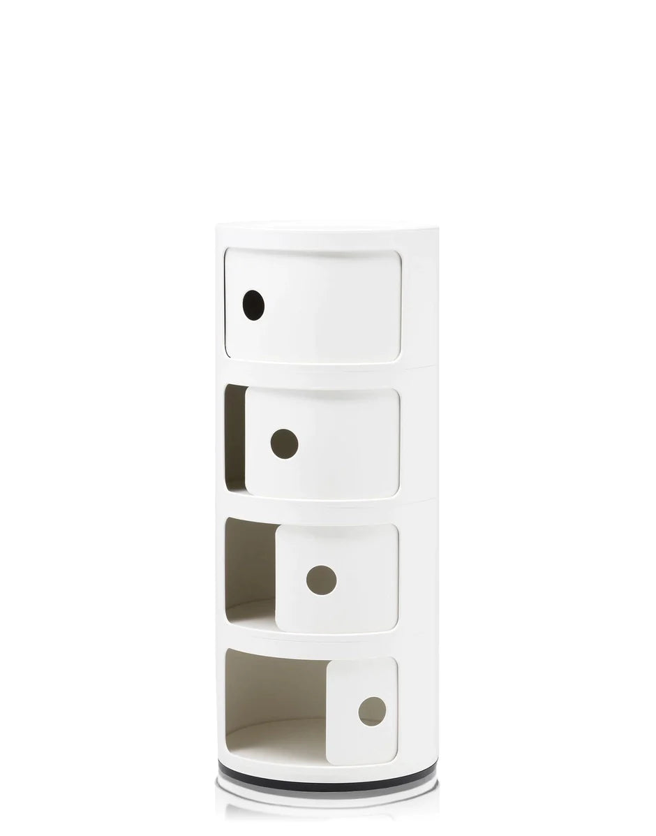 Kartell Componibili Classic Container 4 Elements, White