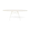 Kartell Glossy Table Oval Outdoor, White/White