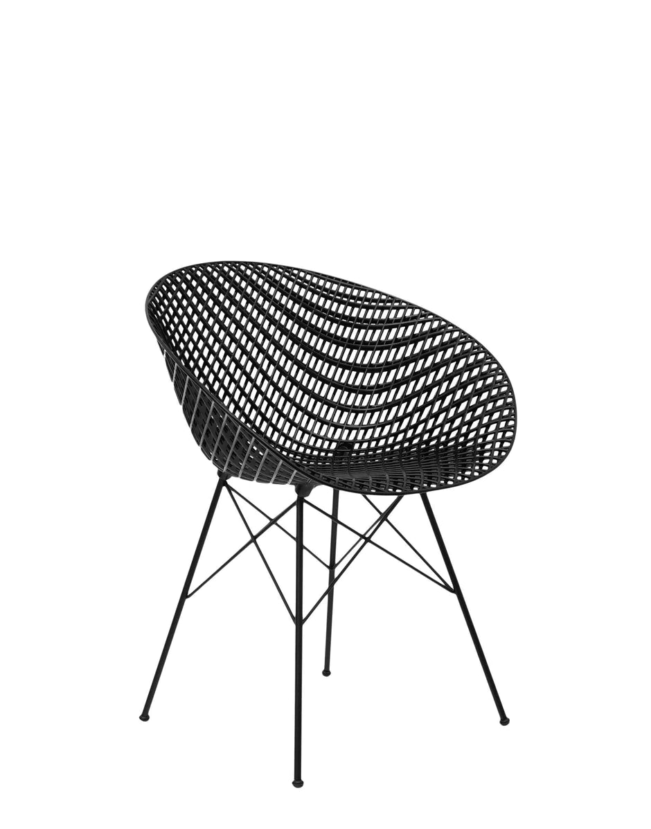 Kartell Smatrik Chair, Black/Black