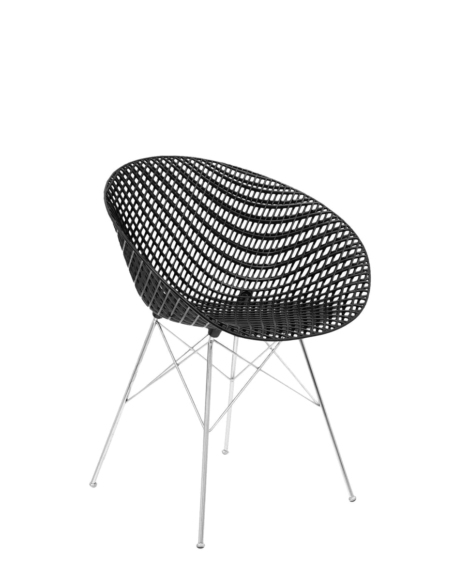 Kartell Shatrik Chair, Black/Chrome