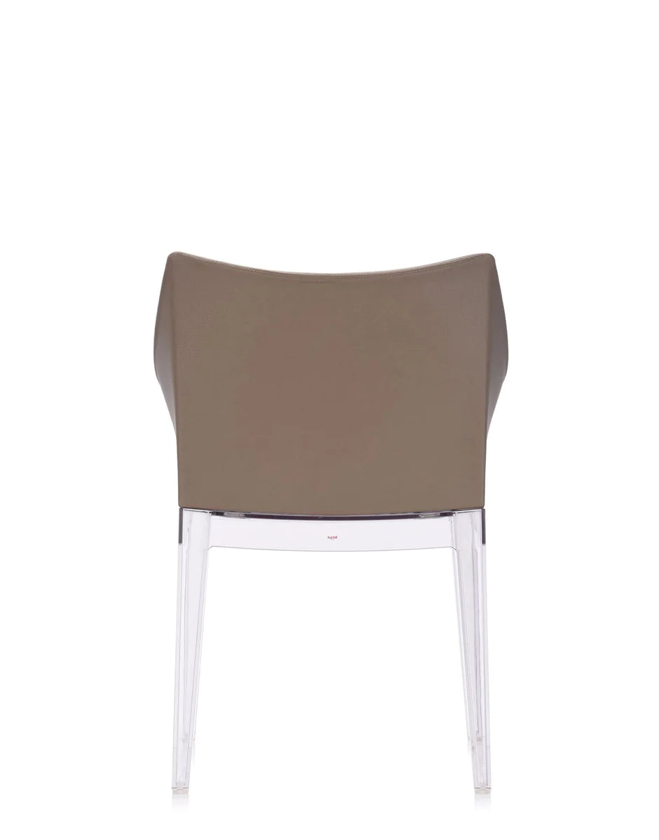 Kartell Madame Ecopelle křeslo, Crystal/Taupe