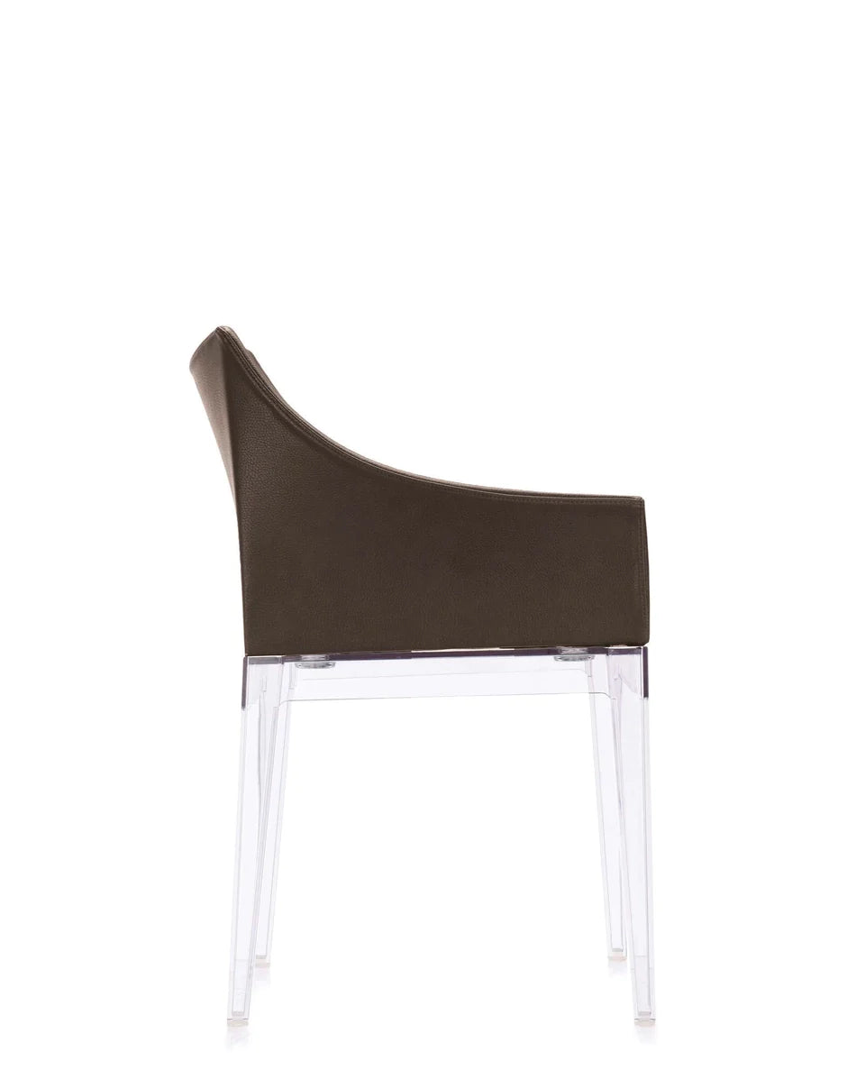 Kartell Madame Ecopelle křeslo, Crystal/Brick Red