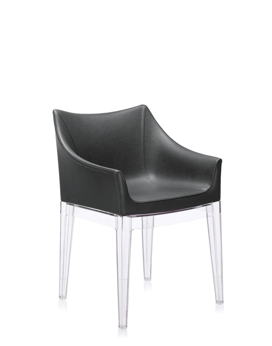 Kartell Madame Ecopelle Armchair, Crystal/Black