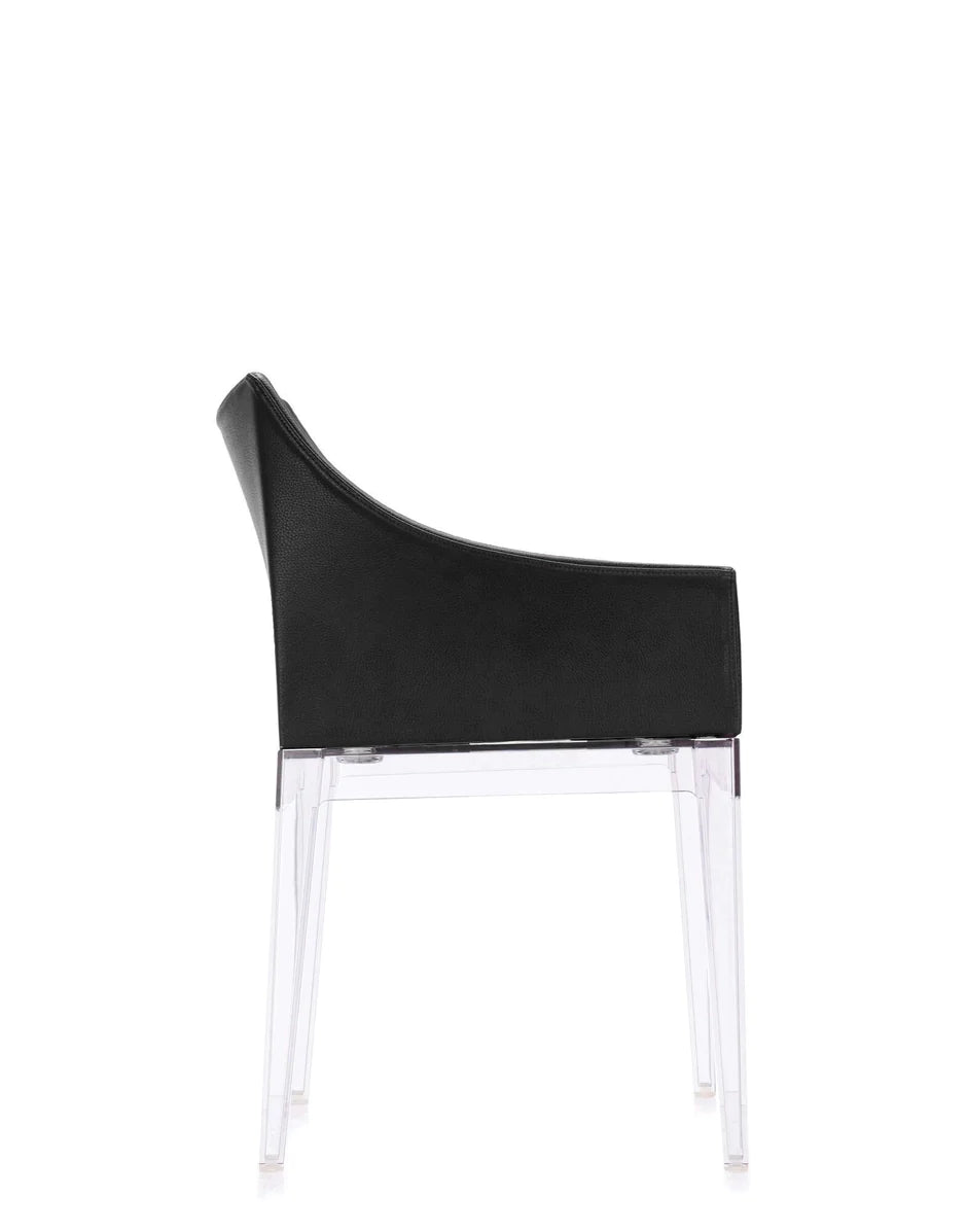 Kartell Madame Ecopelle Armchair, Crystal/Black