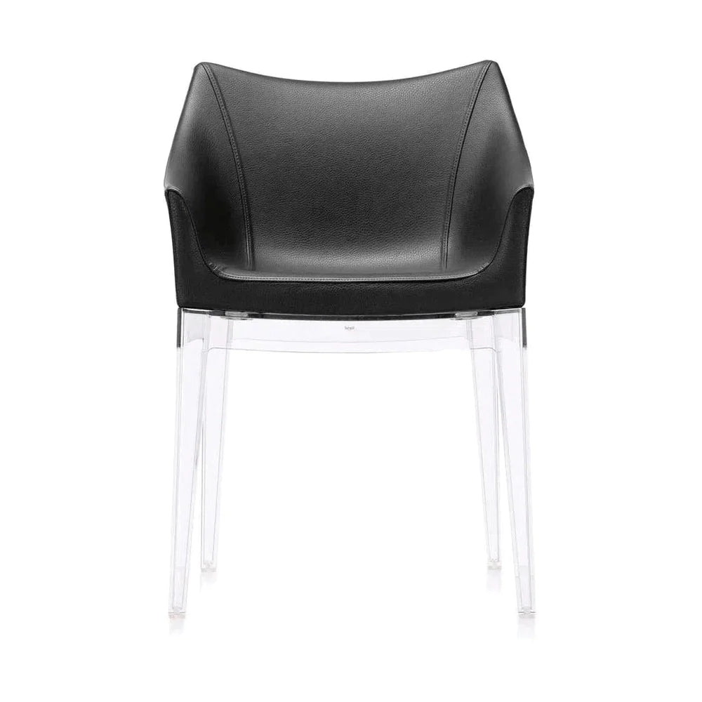 Kartell Madame Ecopelle Armchair, Crystal/Black