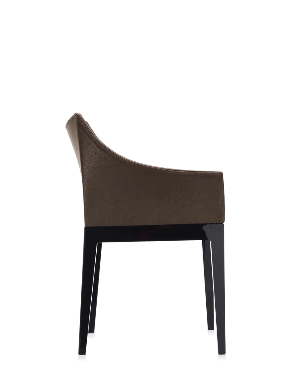 Kartell Madame Ecopelle Armchair, Black/Brick Red