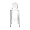 Kartell One More Stool 75 Cm, Crystal