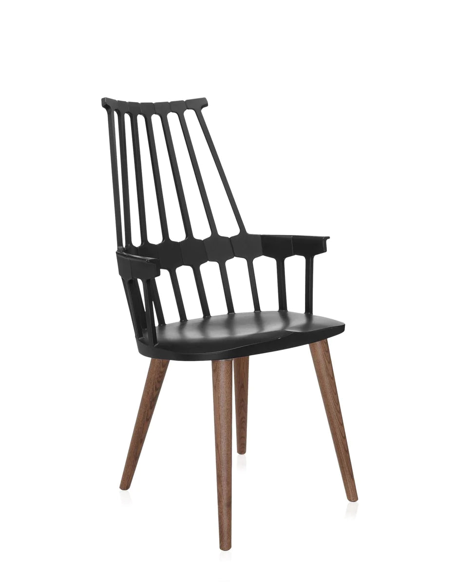 Kartell Comback Chair, Oak/Black