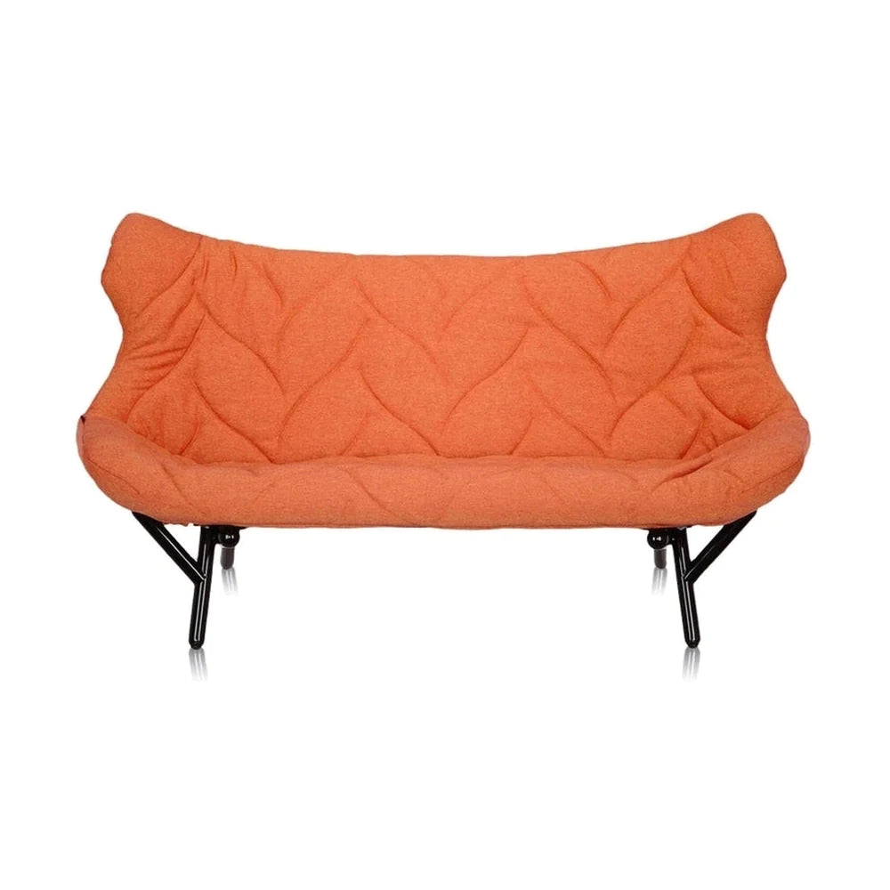 Kartell Foliage Sofa Trevira, Black/Orange