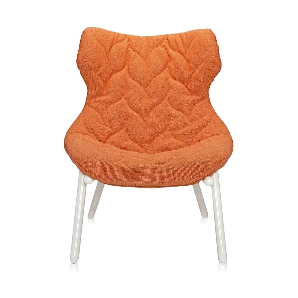 Kartell Foliage Armchair Trevira, White/Orange