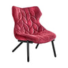 Kartell Foliage Armchair Velvet, White/Cardinal Red