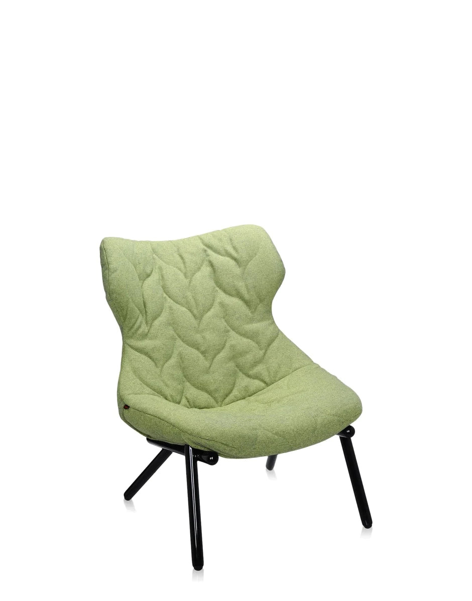 Kartell Foliage Armchair Trevira, Black/Green