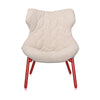 Kartell Foliage Armchair Trevira, Red/Beige