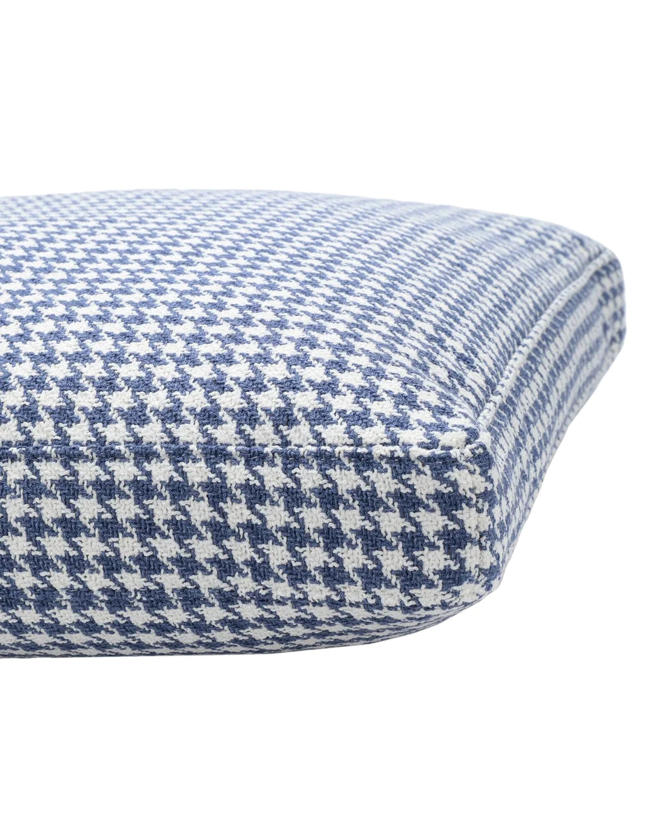 Kartell Cushion Pied De Poule 48x48 Cm, Blue