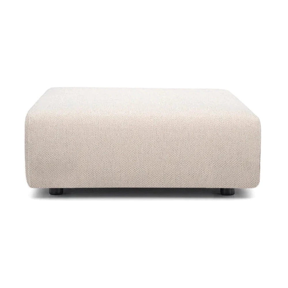 Kartell Plastics Duo Pouf Square Nilo, nahá