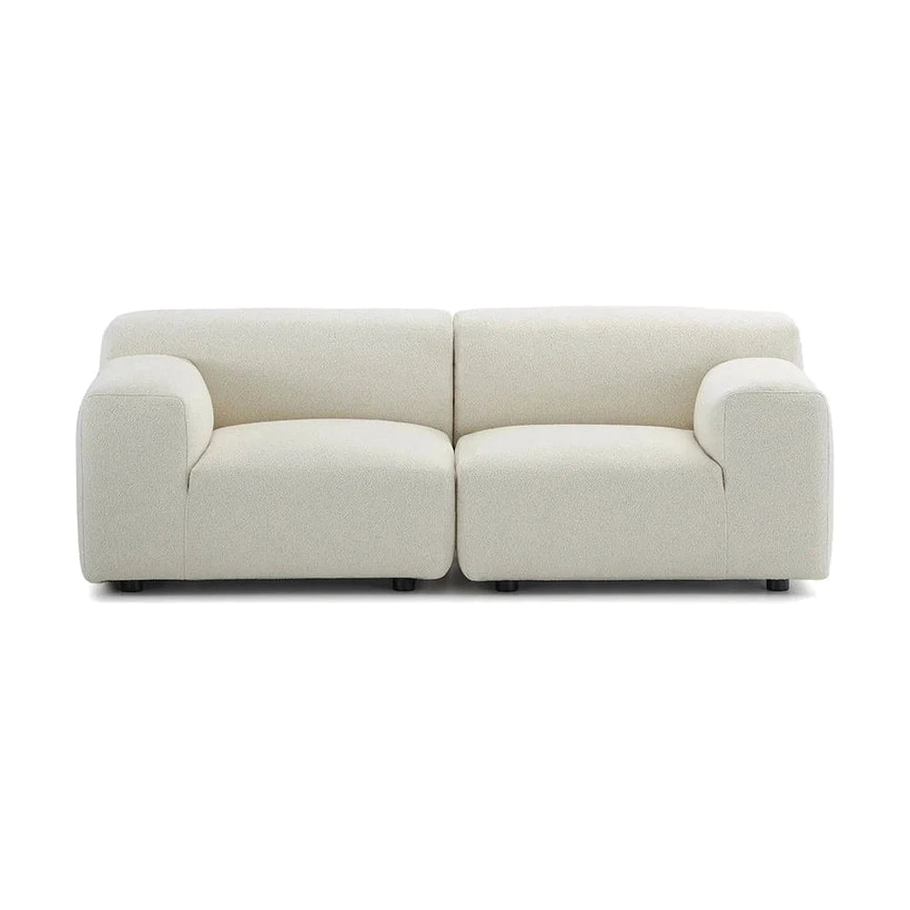 Kartell Plastics Duo 2 Seater Sofa Dx Orsetto, bílá, bílá