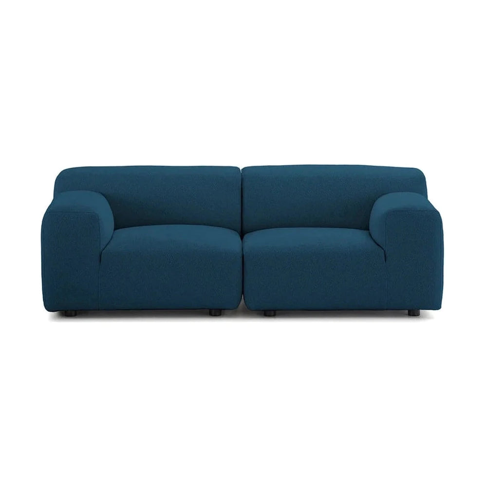 Kartell Plastics Duo 2 Seater Sofa Dx Orsetto, modrá