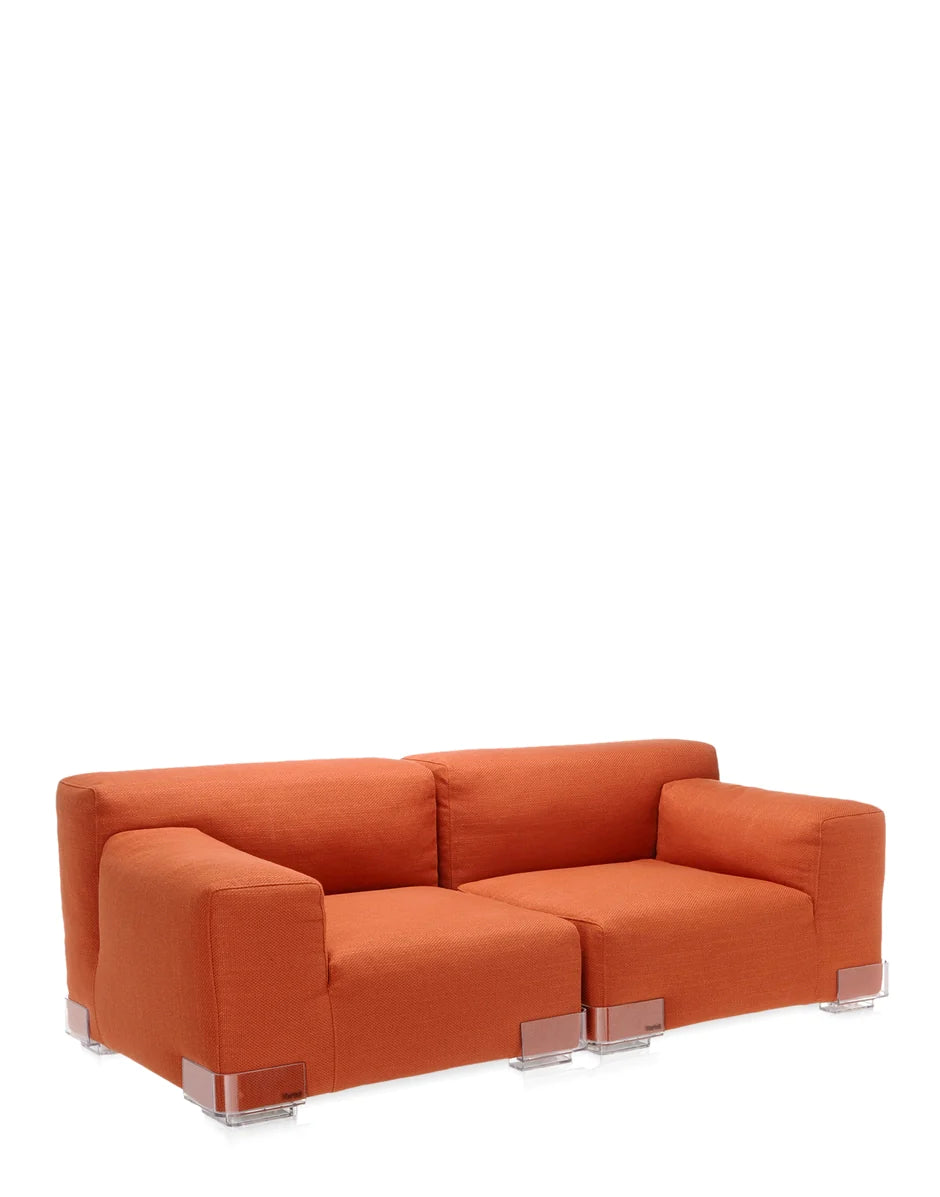 Kartell Plastics Duo 2 Seater Sofa SX Cotton, Orange