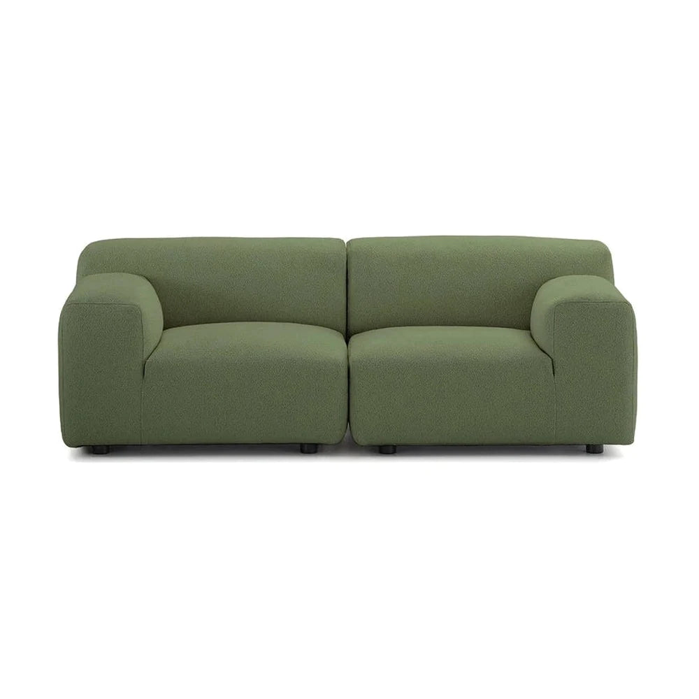 Kartell Plastics Duo 2 Seater Sofa SX Orsetto, zelená, zelená