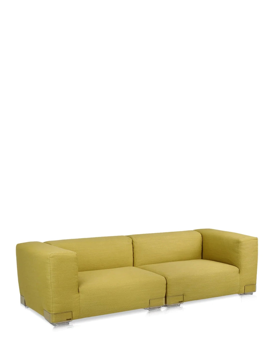 Kartell Plastics Duo 2 Seater Sofa SX XL Cotton, zelená