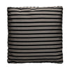 Kartell Cushion Stripes 48x48 cm, Taupe/Black