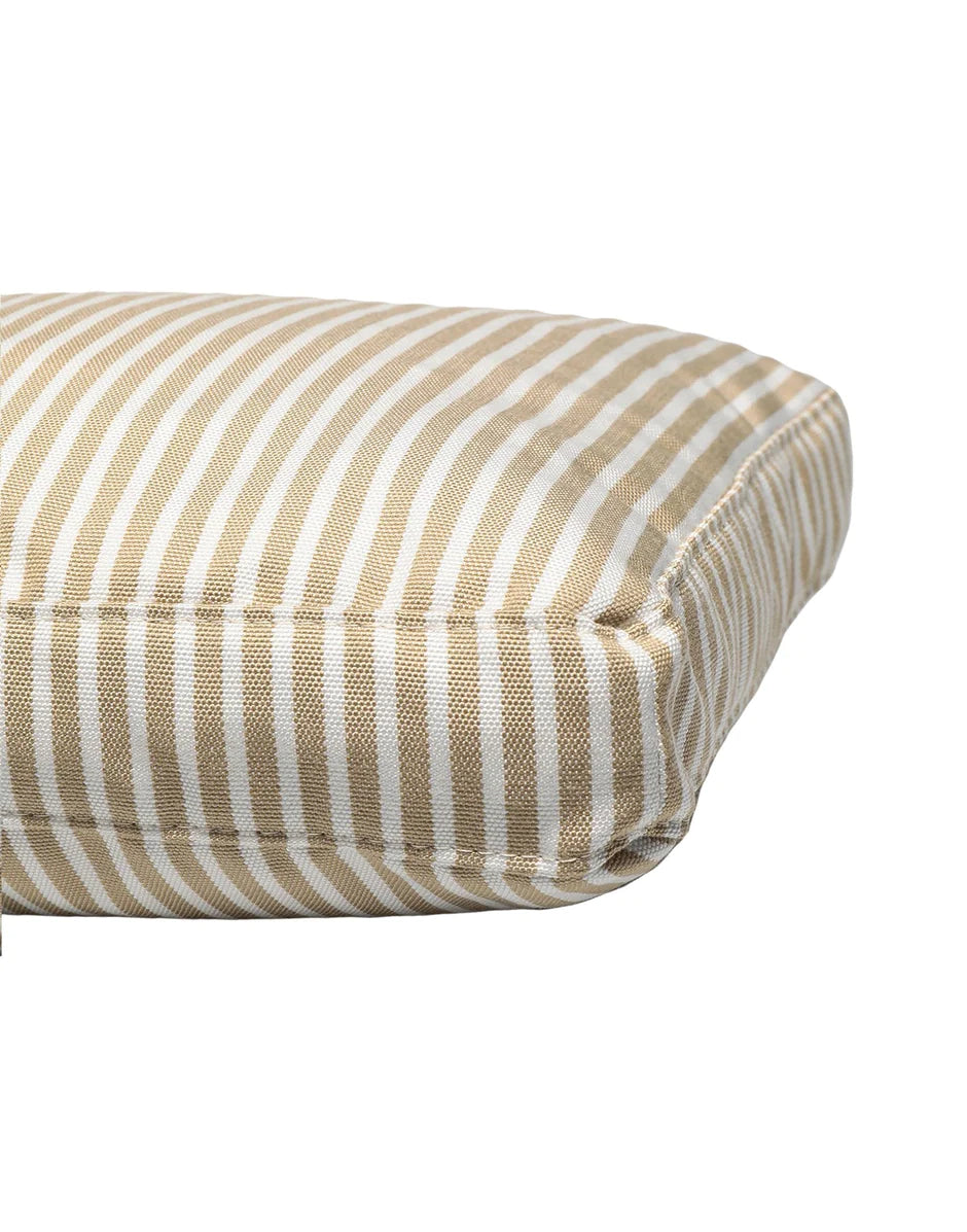 Kartell Cushion pruhy 48x35 cm, béžová