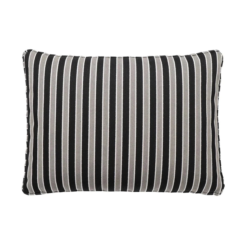 Kartell Cushion Stripes 48x35 cm, Taupe/Black