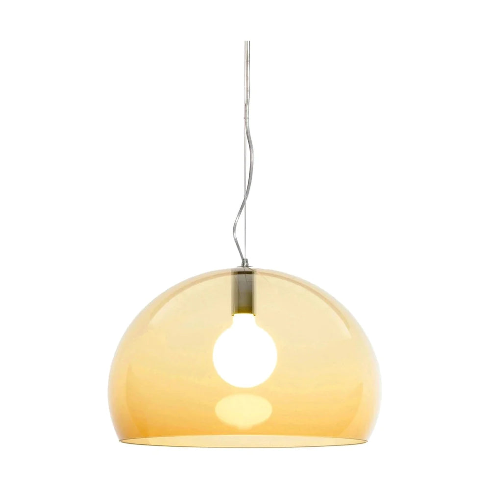 Kartell FL/Y Suspension Lamp, Amber