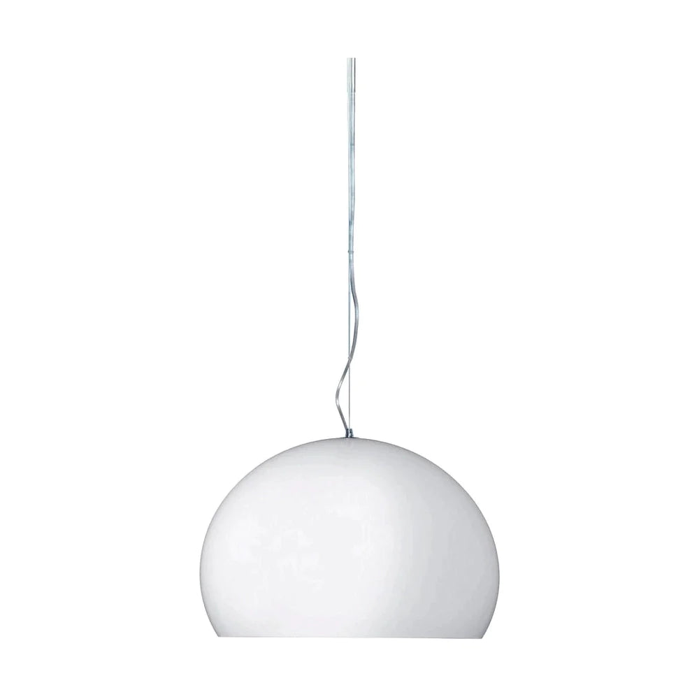 Kartell FL/Y Suspension Lamp malá, průhledná/bílá