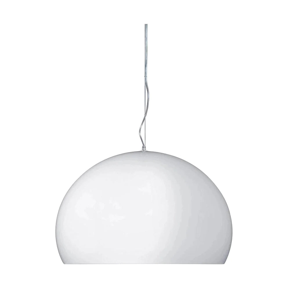 Kartell FL/Y Suspension Lamp velká, lesklá bílá