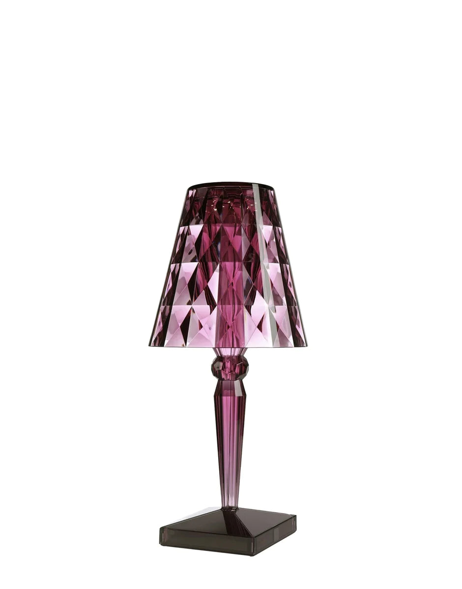 Kartell Big Battery Table Lamp Plug Version, Plum