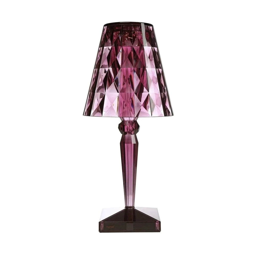 Kartell Big Battery Table Lamp Plug Version, Plum