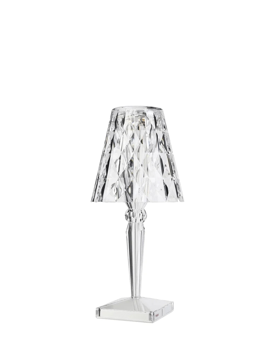 Kartell Big Baterie stolní lampy baterie, krystal