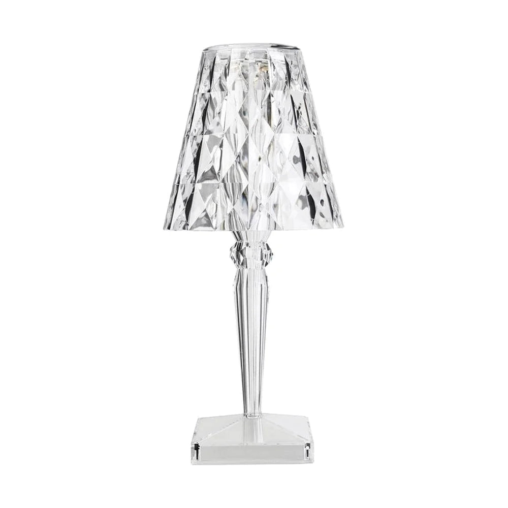 Kartell Big Baterie stolní lampy baterie, krystal