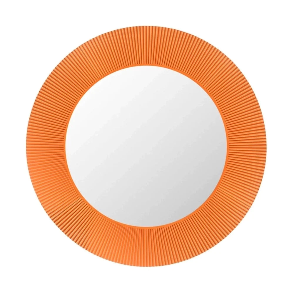 Kartell All Saints Mirror With Lighting, Tangerin Orange