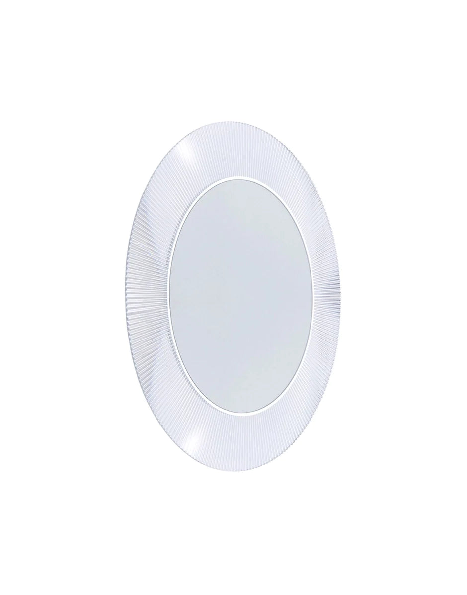 Kartell All Saints Mirror with Lighting, Crystal