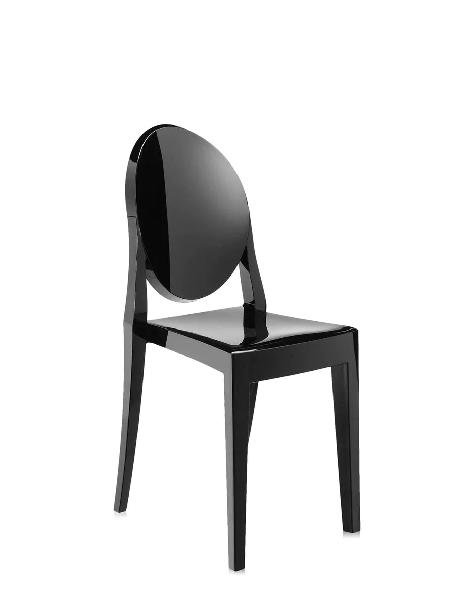 Kartell Victoria Ghost Chair, Black