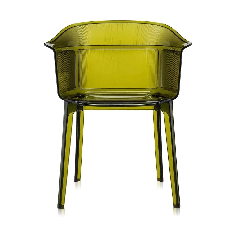 Kartell Papyrus Armchair, Olive Green