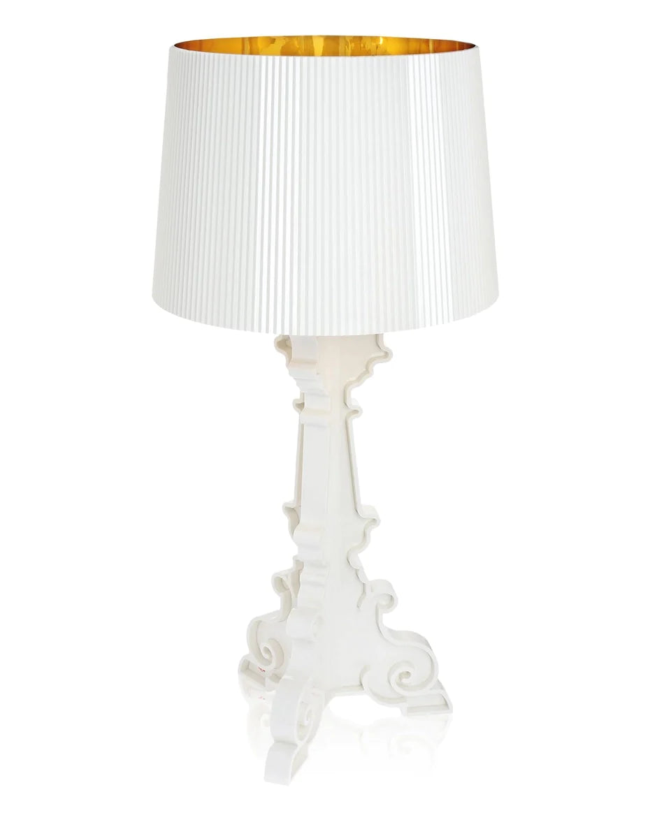 Kartell Bourgie Table Lamp, White/Gold