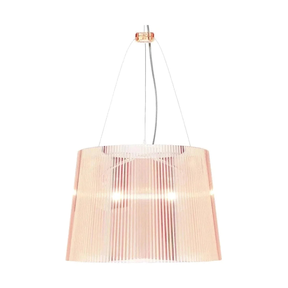 Kartell Gè Suspension Lamp, Pink