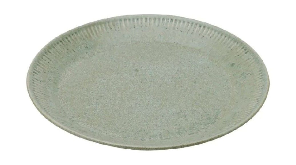 Knabstrup Keramik Plate Ø 22 cm, olivová zelená