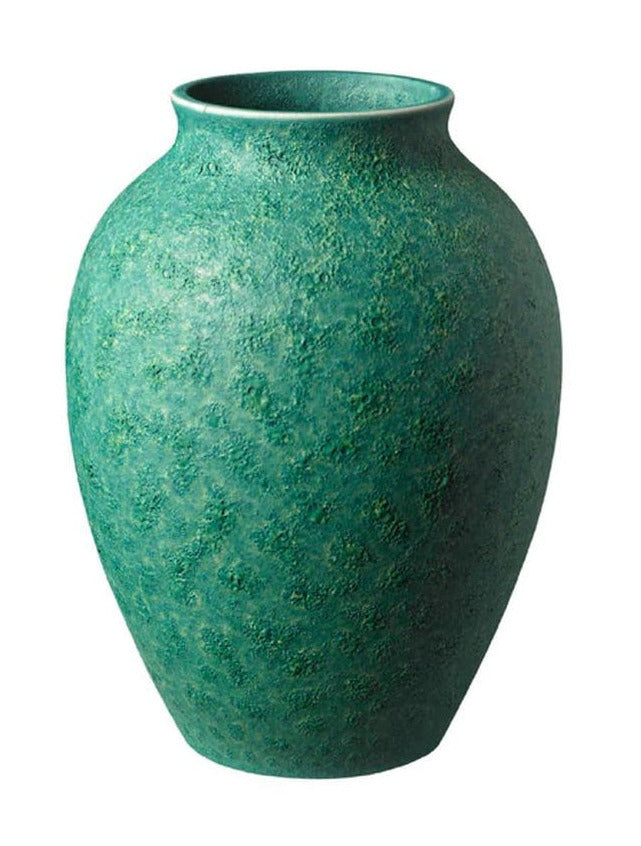 Knabstrup Keramik Vase H 12,5 cm, máta zelená