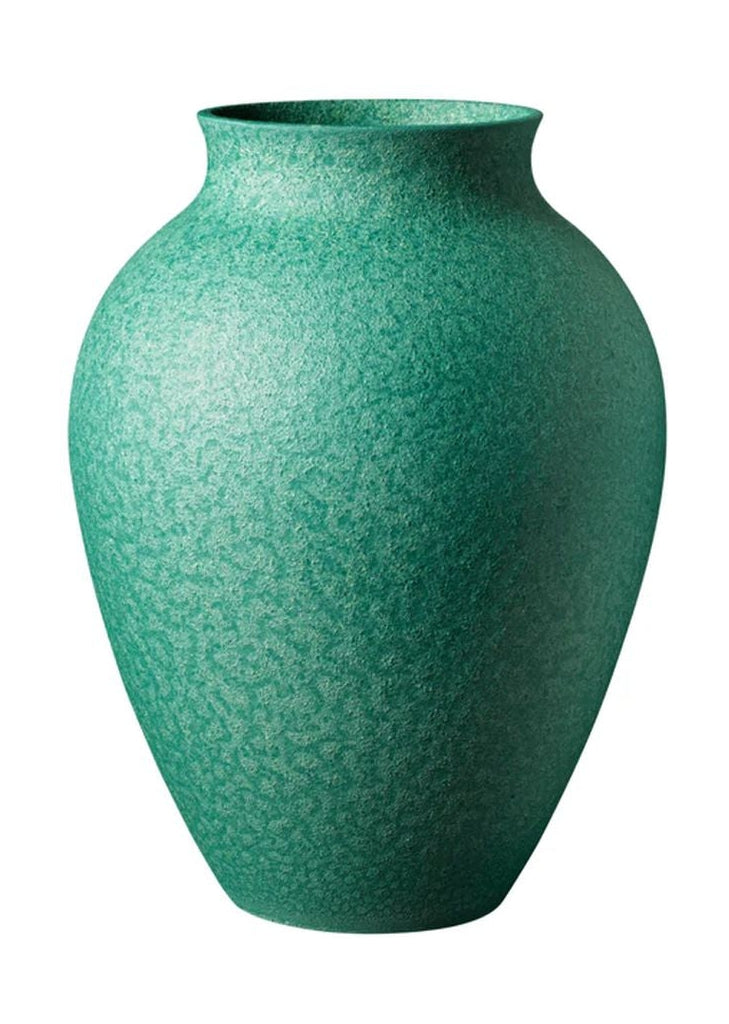 Knabstrup Keramik Vase H 27 cm, máta zelená