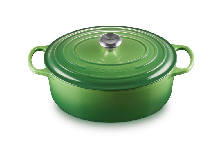 Podpis Le Creuset Cocotte oval 31 cm bambus